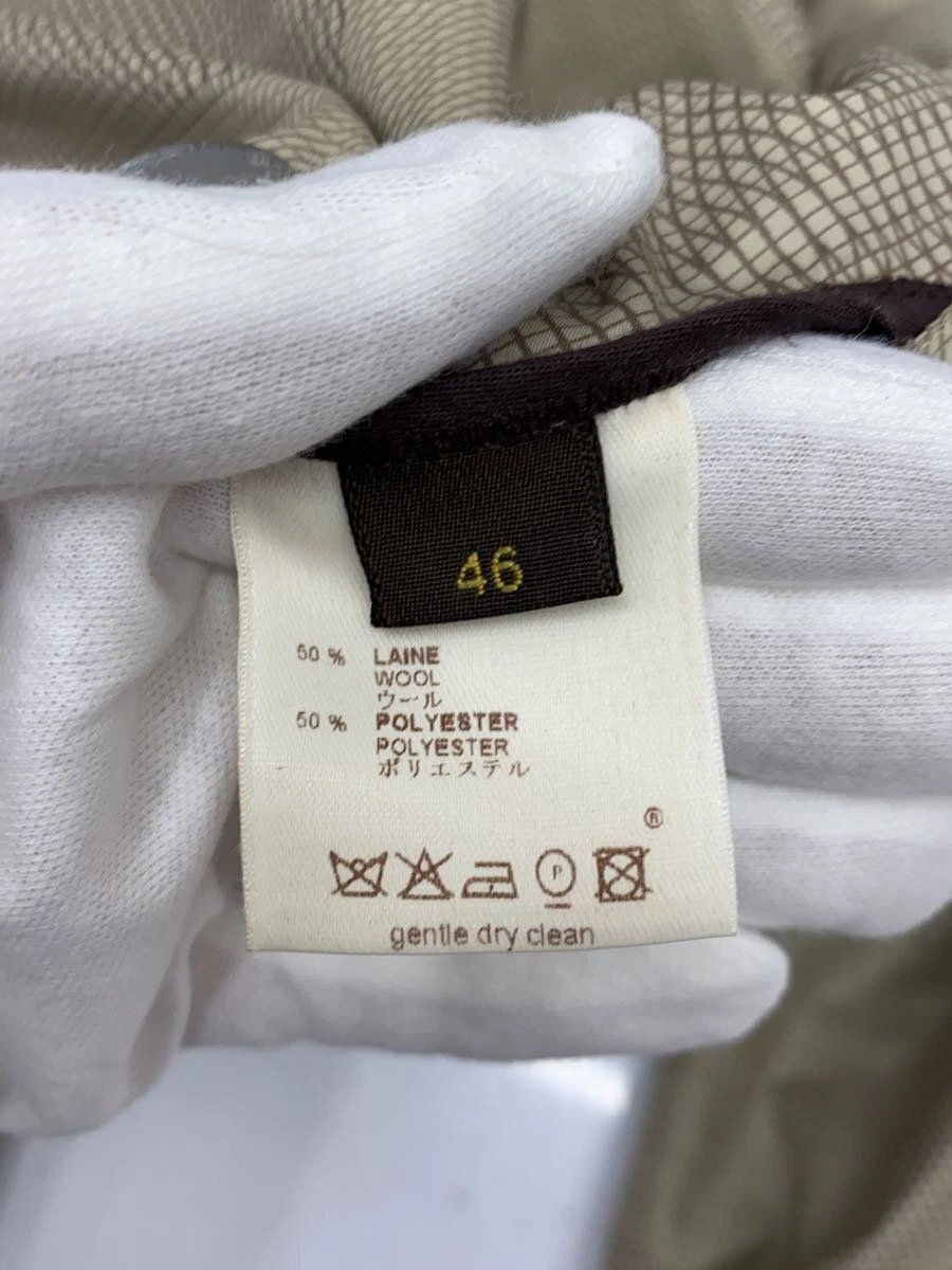 LOUIS VUITTON（LV） GIACCA LOUIS VUITTON NYLON 46 POLIESTERE BEIGE FANTASIA TOTALE usata