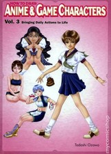 How to Draw Anime and Game Characters SC 3-REP VG 2003 Stock Image Low Grade