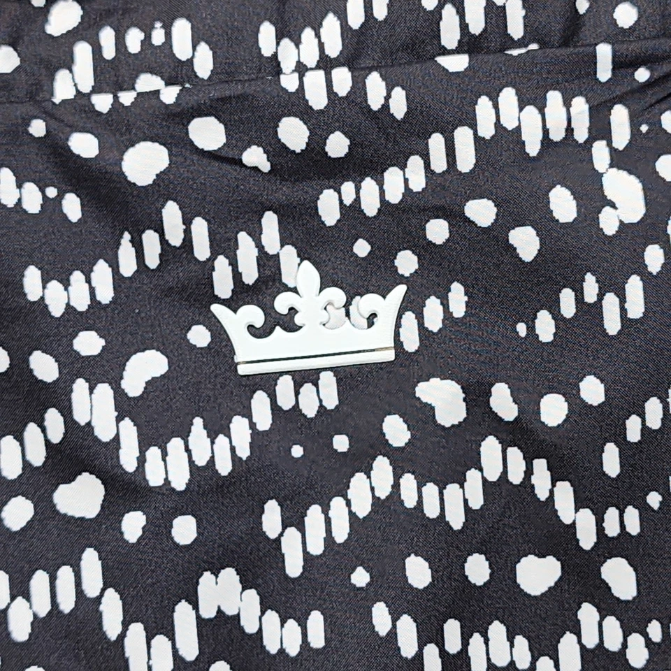 Женский двусторонний жилет Peter Millar S Цвет черный Ветер E4 Молния для гольфа пиклбола - Изображение 3 из 4