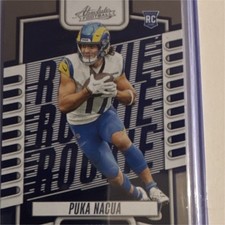 Panini Absolute 2023 Rookies Black #189 Puka Nacua RC Los Angeles Rams NFL