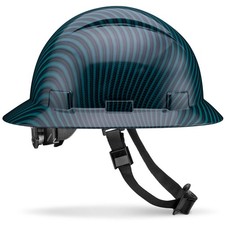 Acerpal Full Brim Non-vented Green Carbon Fiber Design Carbon Fiber Design