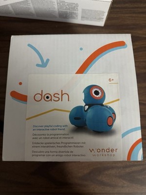 Wonder Workshop DA03 Dash Robot Blue Coding Interactive Robot Brand New