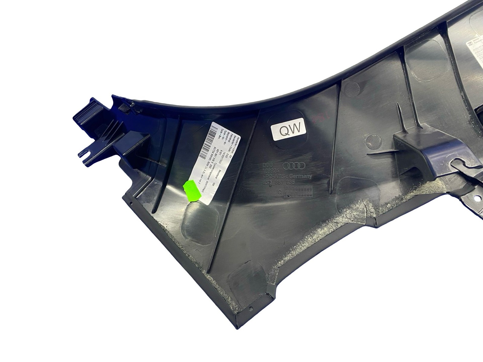 2017-2023 Audi R8 REAR LEFT INTERIOR QUARTER TRIM COVER PANEL BLACK 4S0867035E