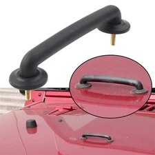 Hood Windshield Hold Down Bracket Handle Loop Fit For Jeep Wrangler TJ 1997-2006