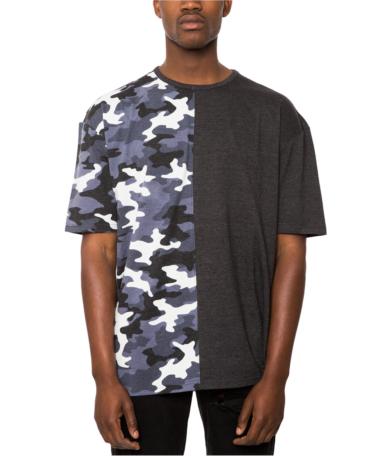 Базовая футболка Jaywalker Mens Spliced Oversize серая среднего размера 4390₽