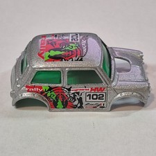 2006 Hot Wheels Morris Mini Cooper Silver Tiger 102 Rally 1:64 Diecast BODY ONLY