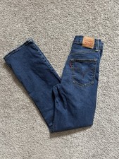 Levi  s Womens Ribcage Straight Jeans Size 28 Button Fly Full Length