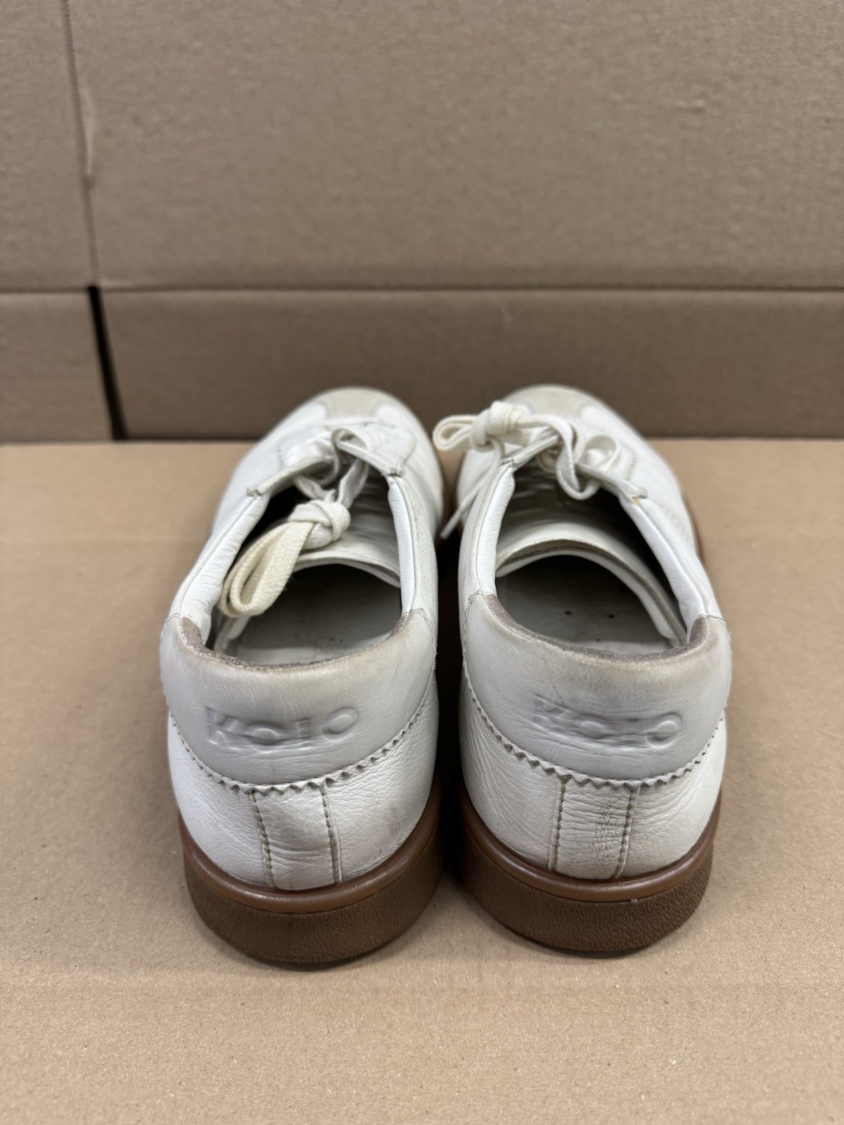 SAOLA Scarpe da ginnastica KOIO uomo Capri bianche suola gomma pelle taglia 42