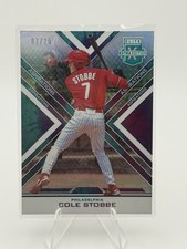 2016 Elite Extra Edition Aspirations Tie-Dye Cole Stobbe #86 /25 Jersey Match