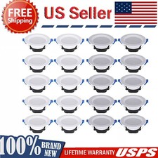 10-100 Pack 4Inch 3CCT LED Recessed Ceiling Light Built-in driver 85-265V USA