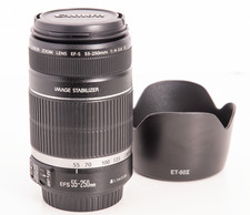 Canon EF-S 55-250mm f/4-5.6 IS *Exc+ Telephoto Zoom Lens