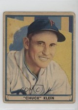 1941 Play Ball Chuck Klein #60 HOF n8a