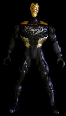 ACTIONFIGUR SUNCO WONDER HERO BLACK NINJA 1990er ORIGINAL VINTAGE TOYS