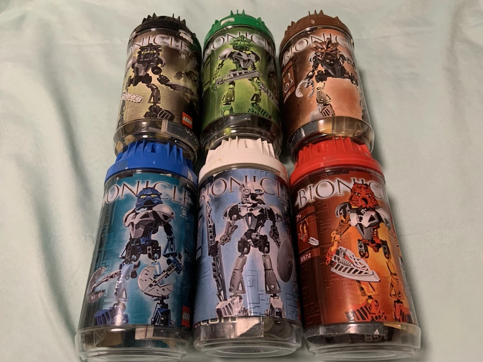 LEGO Bionicle Toa Nuva Complete Set 8566 8567 8568 8570 8571 8572 mit Dose+BA - Bild 2 von 4