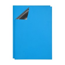 Dry Erase Board, A4 2 Pack Fridge Calendar Board Magnets Whiteboard, Blue