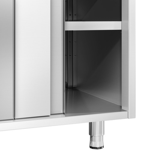 GGM Gastro Edelstahl Arbeitsschrank ECO - 1400x600mm - mit 3 Schubladen links - Bild 8 von 10
