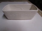 Vintage Brush Pottery McCoy White tree Planter 8 1/2”  4 1/4" 3 1/4" tall