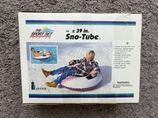 VTG NOS 1997 Intex The Sport Set Snow Water Inner Tube Sled Size 39” NIB #68202