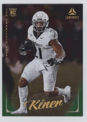2025 Panini Luminance Rookies Green /100 Corey Kiner #173 Rookie RC 3g6