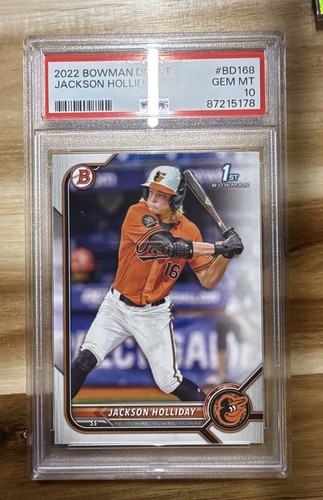 2022 Bowman Draft - Jackson Holliday #BD-168 (RC) PSA 10