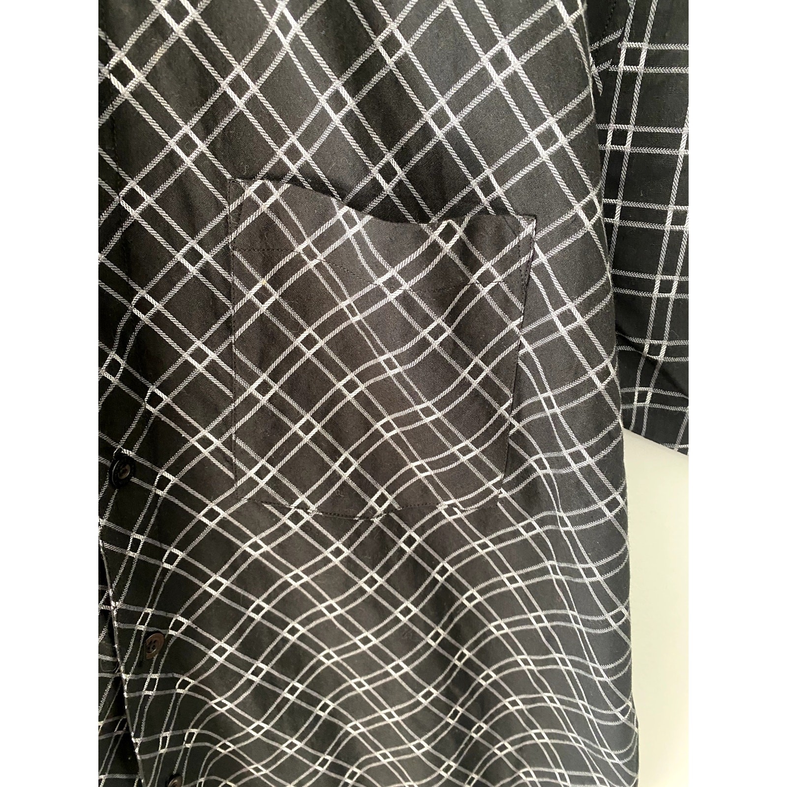 Pineapple Connection Black Patterned Button Up Ca… - image 7