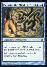 Meishin, the Mind Cage -Foil Light Play MTG Saviors of Kamigawa