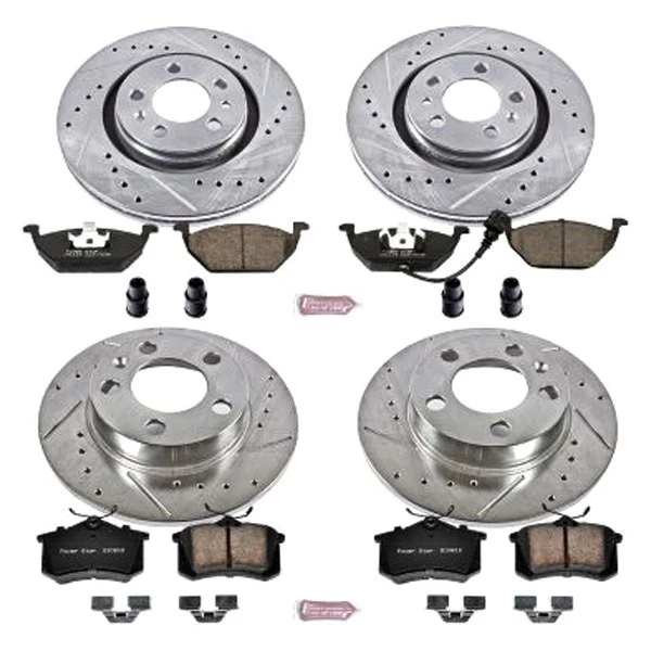 PowerStop K840 Brake Kit For Volkswagen Jetta 1999-2005 Front Rear - Изображение 2 из 4