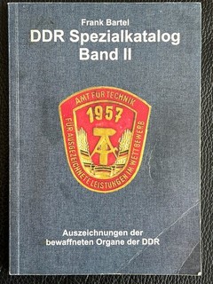 DDR Spezialkatalog II Barthel Auszeichnungen bewaffnete Organe MdI NVA Feuerwehr