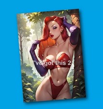 Fridge Magnet Jessica Rabbit Fantasy Art - Roger Rabbit 4554
