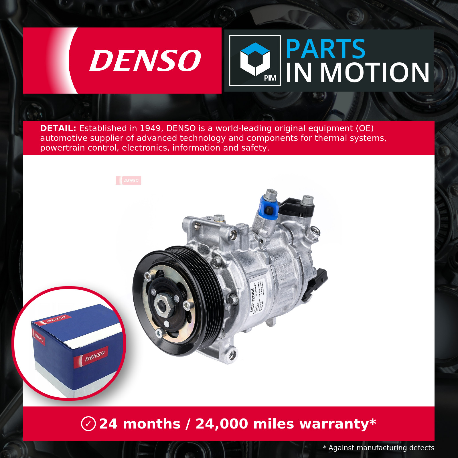 Denso Dcp32084 Air Conditioning Compressor - Image 3