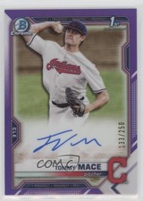 2021 Bowman Draft Chrome Pick Purple Refractor /250 Tommy Mace #CDA-TMA Auto 0m8
