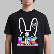 Bad Bunny X NFL Super Bowl LIX Collab Logo Unisex T-Shirt
