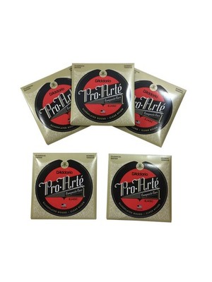 D'Addario Guitar Strings 5 Sets EJ45C Pro-Arte Composites Classical