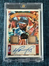 2019 Panini Diamond Kings David Ortiz Dual Bat Relic Autograph 16/25