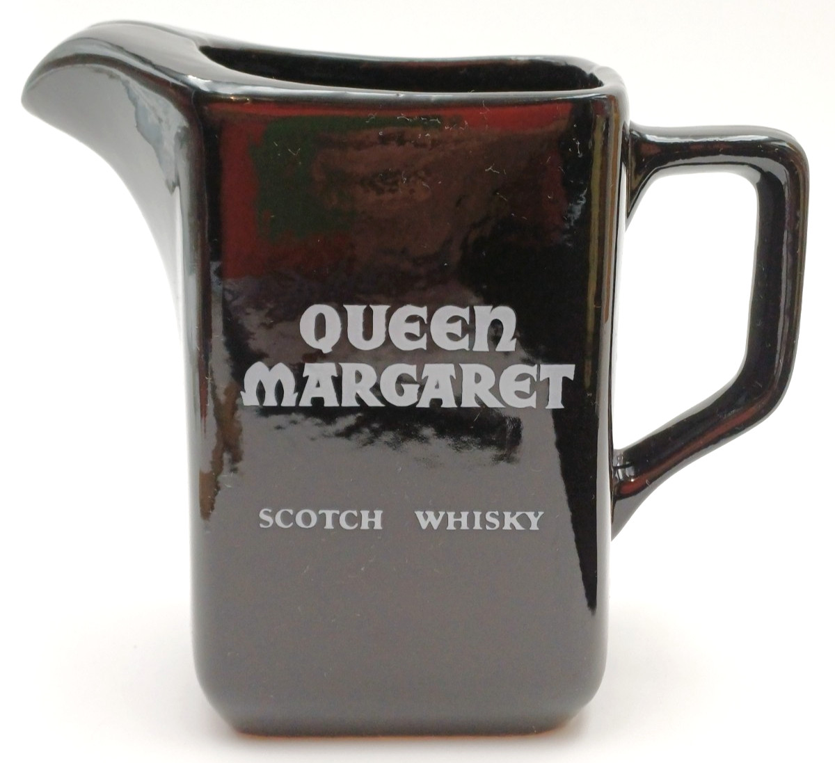 QUEEN MARGARET SCOTCH WHISKY CARAFFA PUBBLICITARIA IN CERAMICA E.PIOLA