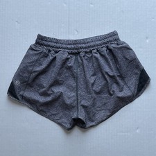 Lululemon Hotty Hot II Shorts 2.5" Sz 2 Lined Reflective Gym Rat Runner Training