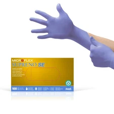 Ansell Microflex Supreno Extra Large Nitrile Exam Gloves Violet 100 Pack