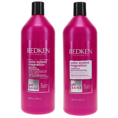 Redken Color Extend Magnetics Shampoo 33.8 oz & Conditioner 33.8 oz Combo Pack