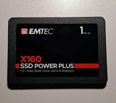 Emtec X160 SSD Power Plus 1TB SATA III 2,5 Zoll 6 Gbit/s Schwarz