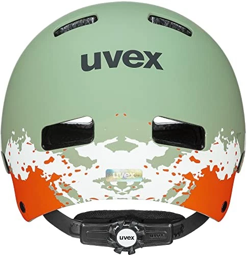 uvex Bicycle Helmet for Kids Durable Hard Shell 51-55 Adjustable Size 3 cc Green - Image 3 of 4
