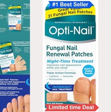 Nail Renewal Patches 21 Count Brightening Clarifying Triple Action Overnight
