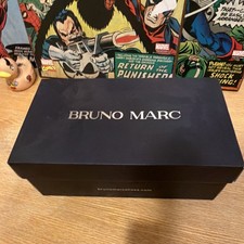 Bruno Marc PRINCE K2 Men's Black Leather Brogue Lace Up Dress Shoes Size 6