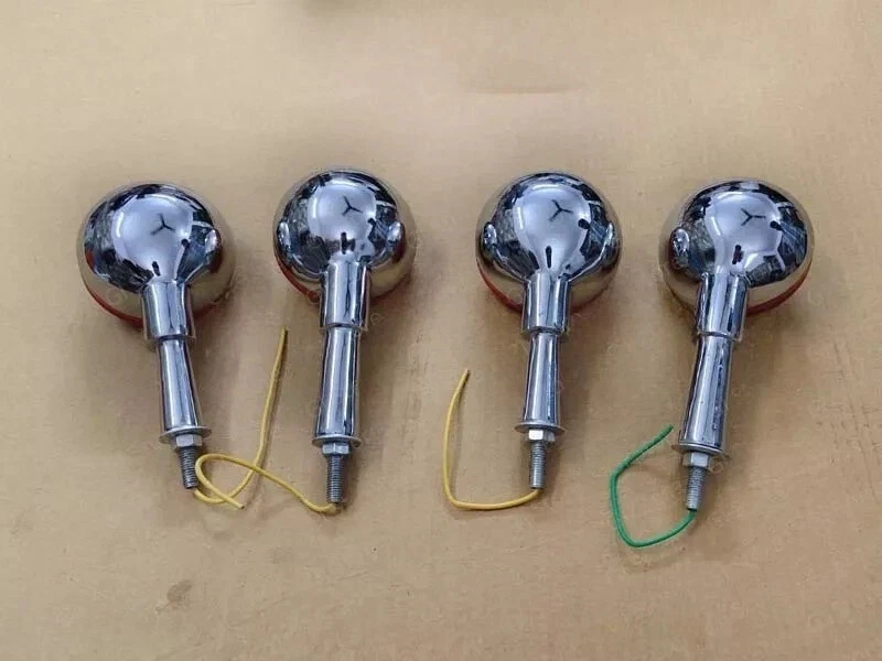 Blinker Indicator Turn Signal Set FRONT & REAR With Bulb Fits Yamaha RD250 RD350 Foto 4 de 4