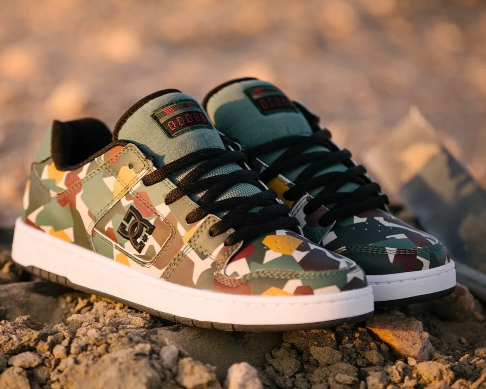STAR WARS X DC SHOES MANTECA 4 BOBA FETT CAMO LTD TRAINERS (UK 9 EUR 43)