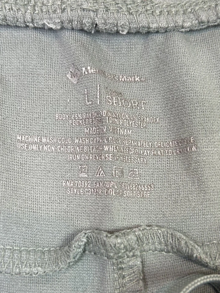 Member's Mark Men's Soft Stretch Zipped Sider Pocket Luxe Activewear Short - Image 4 of 4