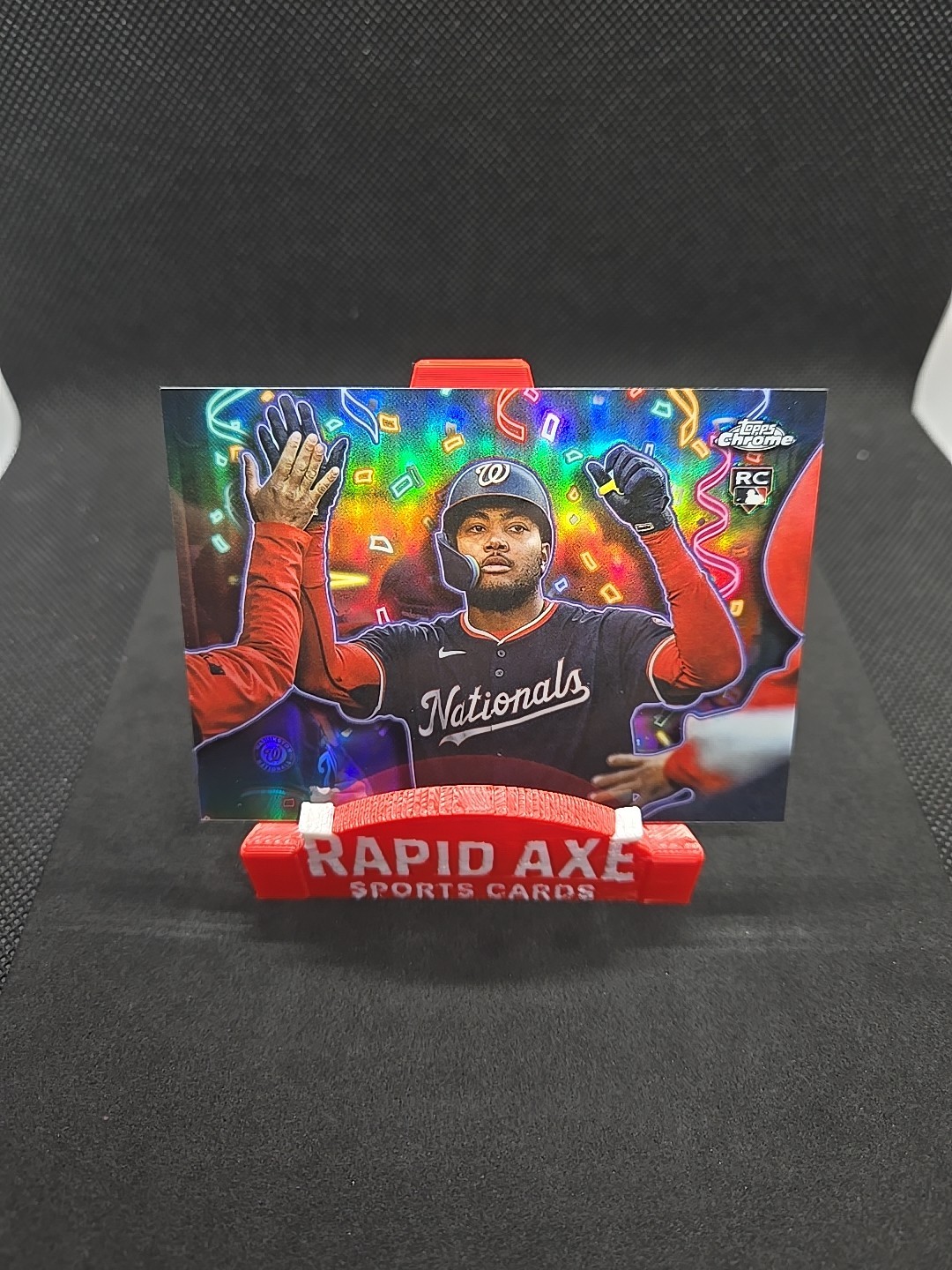 2025 Topps Chrome Update James Wood Celebracion Variation Rookie CT-18