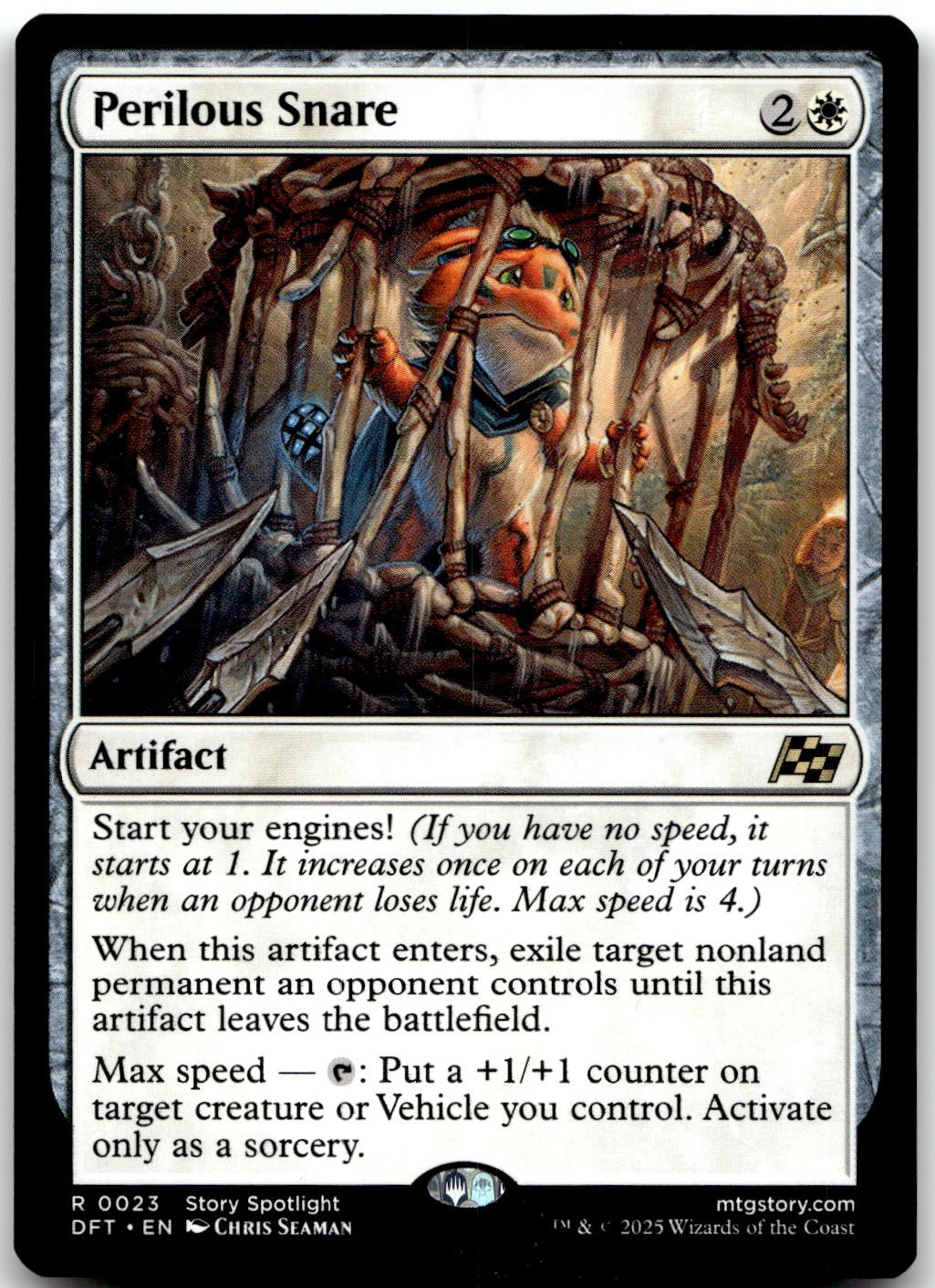Perilous Snare 23 Rare Aetherdrift Magic: The Gathering Near Mint
