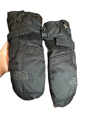 The North Face DryVent Mitten Gloves Kids Boys/Girls Black Zip Up Small 4T