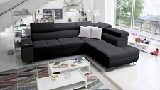 Wohnzimmer Couch Sofa L-Form MOREN VII Bettfunktion Farbe wählbar TOP Qualität