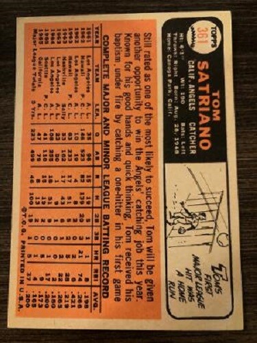 1966 TOPPS BASEBALL CARDS SET BREAK CARDS RANGE EXCELLENT - NEAR MINT - MINT - Picture 260 of 300